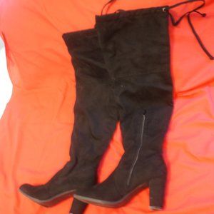 Black Knee-Hi Boots